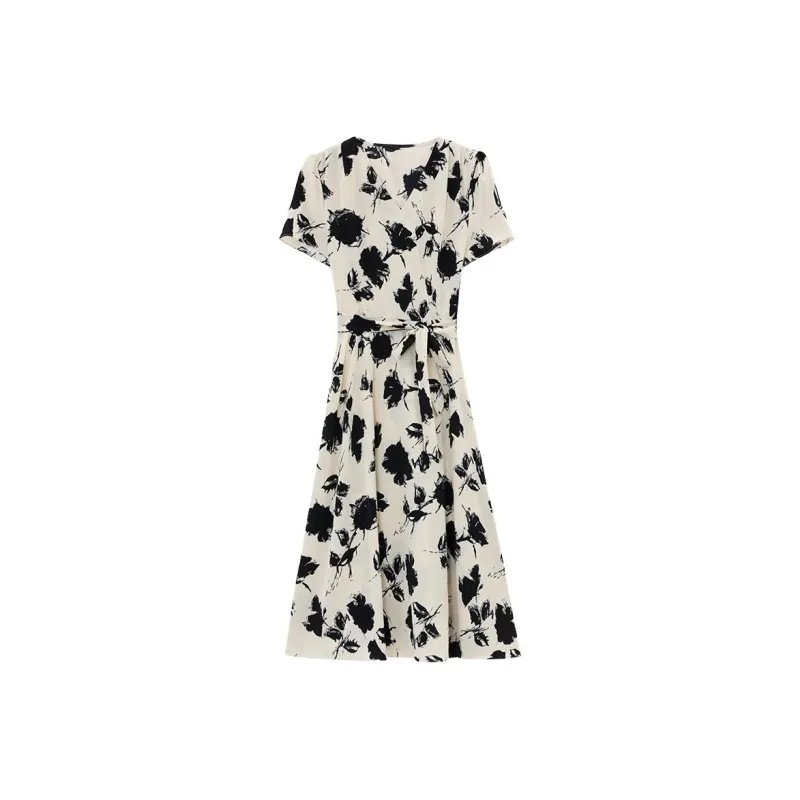 Mu Xiao Xin Short Sleeved Dress Women's-0