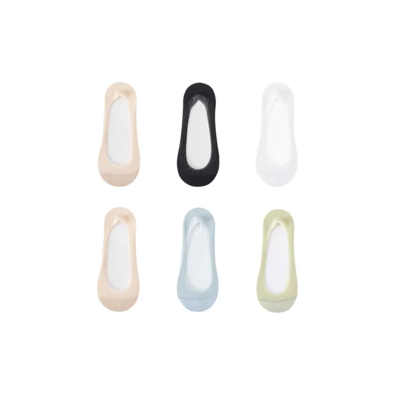 The Temptation Of The Muse No Show Socks Women's 6 Pack-19