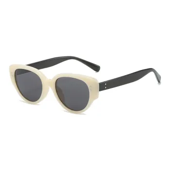 PRETTYALLUSION TR/Memory Plastic Cat Eye Sunglasses Women's