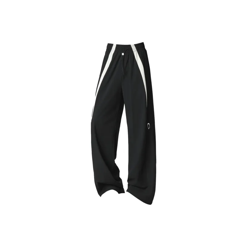 FISHGALAXY Casual Pants Unisex Black-1