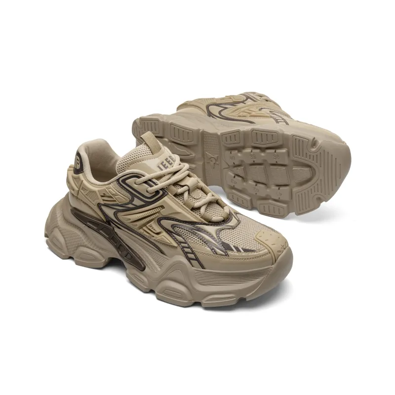 JEEP SPIRIT Low Top Chunky Sneakers Men's Brown-7