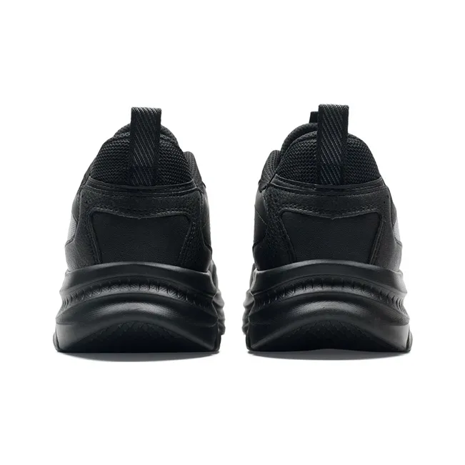 XTEP Abrasion Resistant Lightweight Cushioning Low Top Casual City Commute Running Shoes Men's Black Charcoal Ash-4