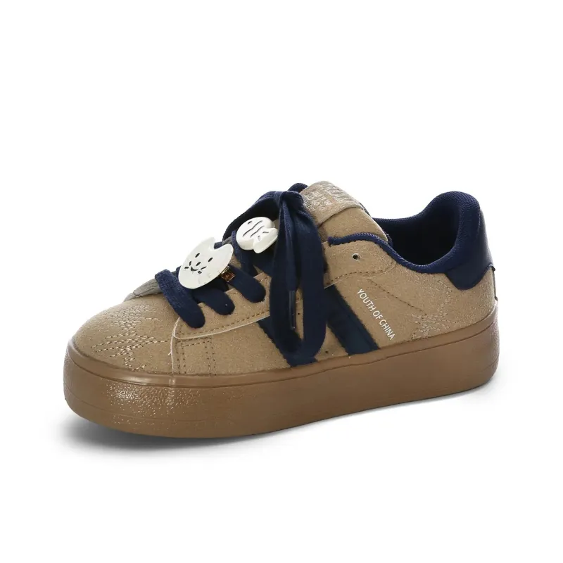 SHUXIAOBEI Anti Slip Wear Resistant Low Top Skateboard Shoes Women's-11