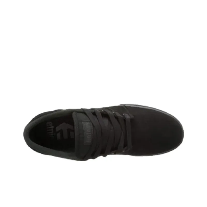 ETNIES Slip Resistant And Abrasion Resistant Coverage Low Top Skateboard Shoes Men's Black-1
