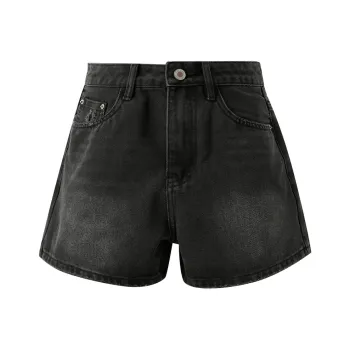 3COLOUR Denim Shorts Women's Classic Black