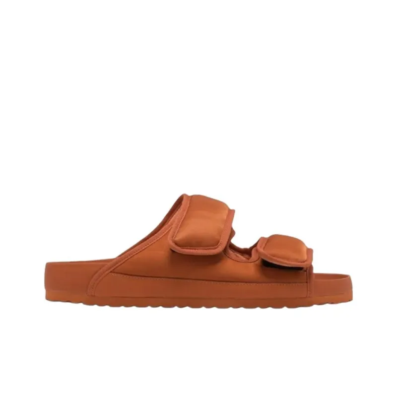 Birkenstock Arizona Cosny Abrasion Resistant Slide Slippers Unisex Burnt Orange-1