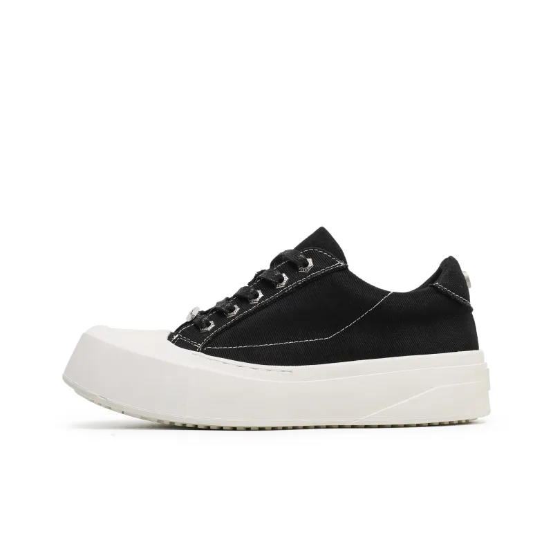 Hong Kong Meng Slip Resistant, Breathable, Height Increasing Low Top Skateboard Shoes Men's Black-0