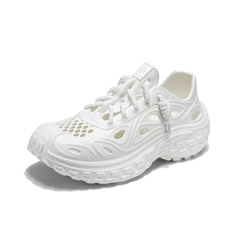 OUBT Lace Up Tire Sandal, Fashion Trend, Cut Out Breathable Clogs Unisex-9