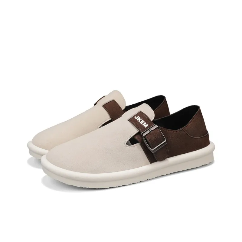JKEM Shock Absorbers With Slip Resistant And Abrasion Resistant Properties Low Top Casual Shoes Men's-1