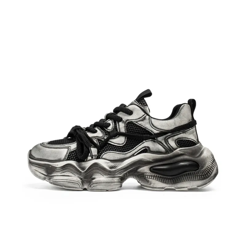 HACKBUTEER Low Top Chunky Sneakers Men's Box Included-1