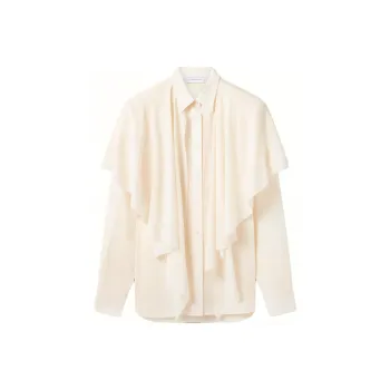 Stella McCartney Layered panel Semi sheer Shirt