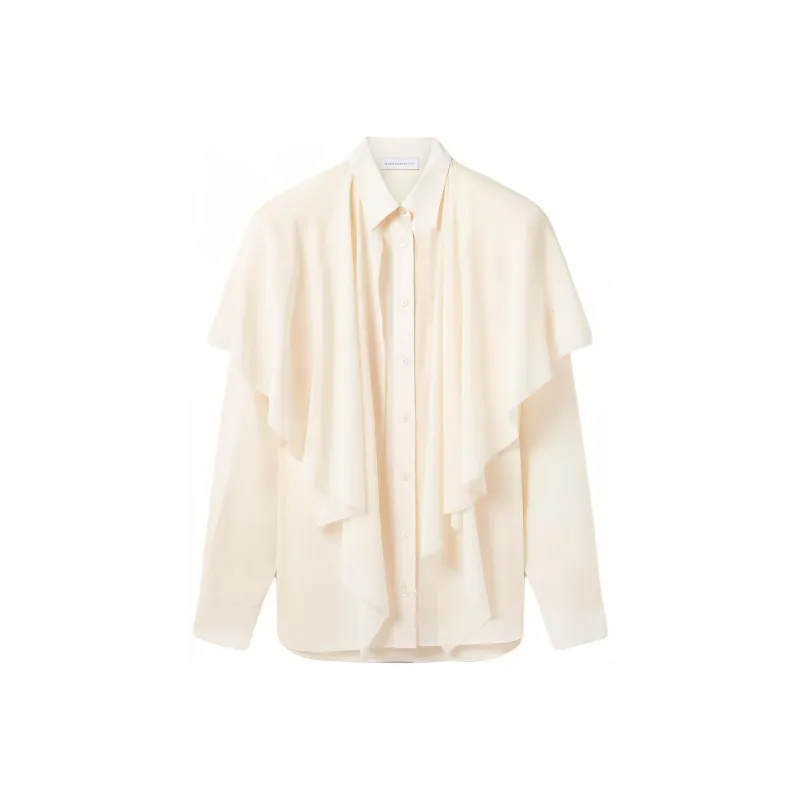 Stella McCartney Layered panel Semi sheer Shirt-0