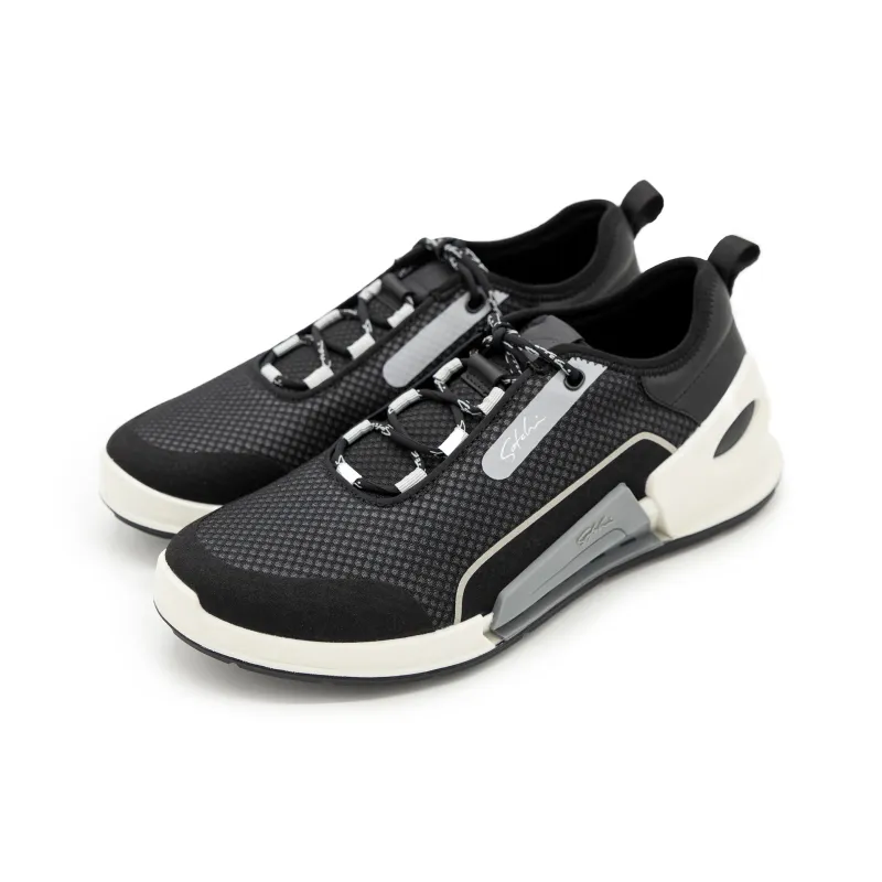 Satchi Slip Resistant, Abrasion Resistant, Breathable, Height Increasing Low Top Casual Shoes Men's Black-2