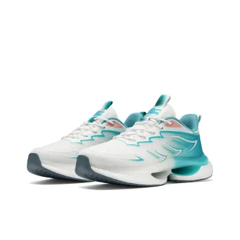 WARRIOR Running Shoes Men Low Top White/Blue/Light Blue/Dark Blue/Black/White/Green