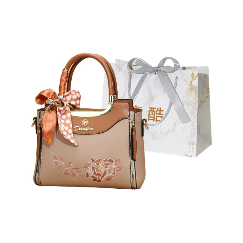 Cool Leather Handbag Women's Multicolor-0