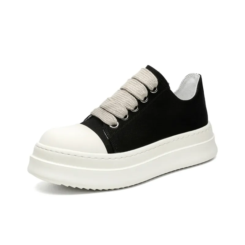 MADALLO Coverage Slip Resistant Waterproof Cushioning Low Top Skateboard Shoes Men's Black-1