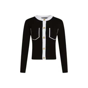 KARL LAGERFELD / Karl Lagerfeld Jeans Contrast piping Cardigan