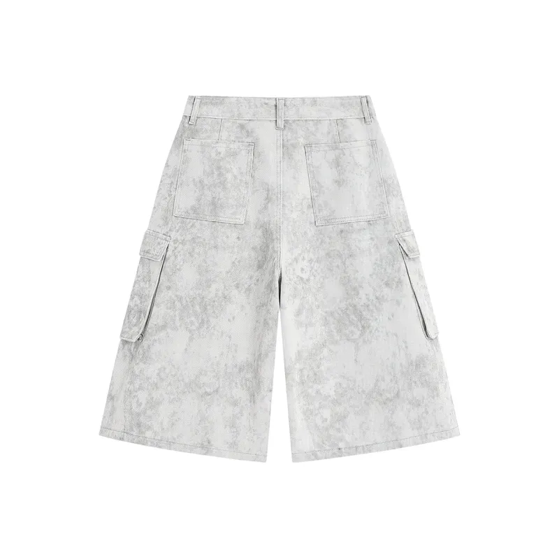 Qnxeey Denim Shorts Unisex-1