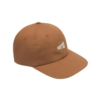 NORSE PROJECTS Organic Cotton Twill Baseball Caps Unisex Brown