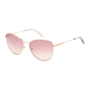 JUZI Stainless Steel Cat Eye Sunglasses Women's Pink