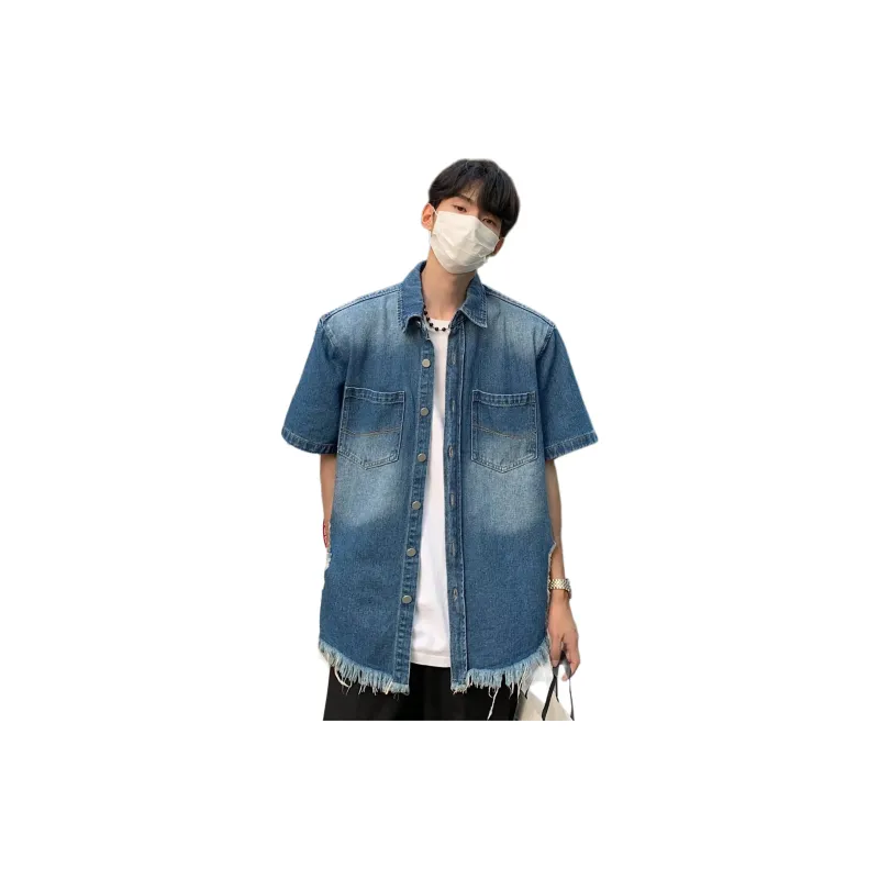FOREVER 21 Shirts Unisex Blue-0