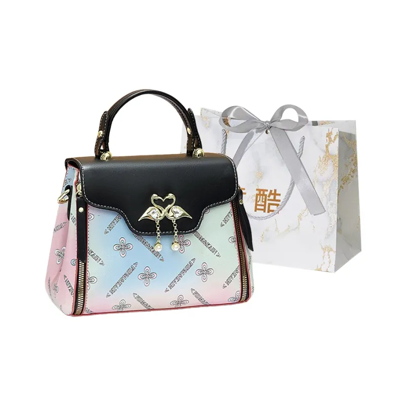Cool PU Handbag Women's Multicolor-6