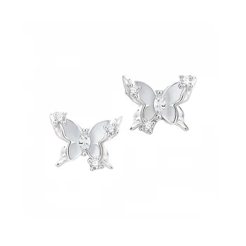 LAA 925 Sterling Silver Stud Earrings Women's
