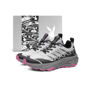 Playboy Low Top Casual Shoes Women's White/Black Purple
