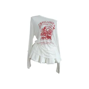 COVER TIME T Shirts Women's White