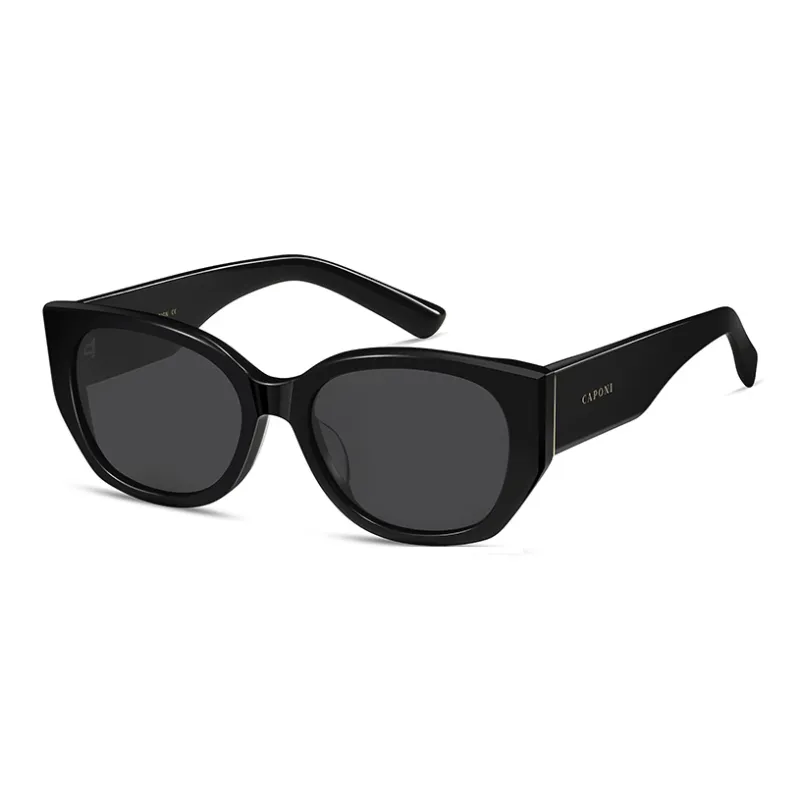 CAPONI Plate Frame Cat Eye Sunglasses Women's-1