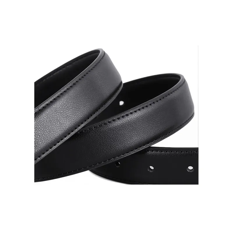 Jeccieziio Cow Leather Belts Women's Gold Width 2.8CM-4
