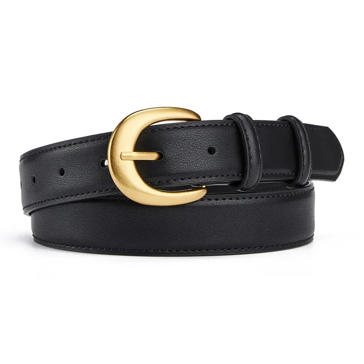ROBINHOOD Cow Split Leather Belts Women's 2.8cm-0