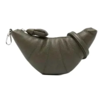 Lemaire Leather Coin Purse Unisex Green