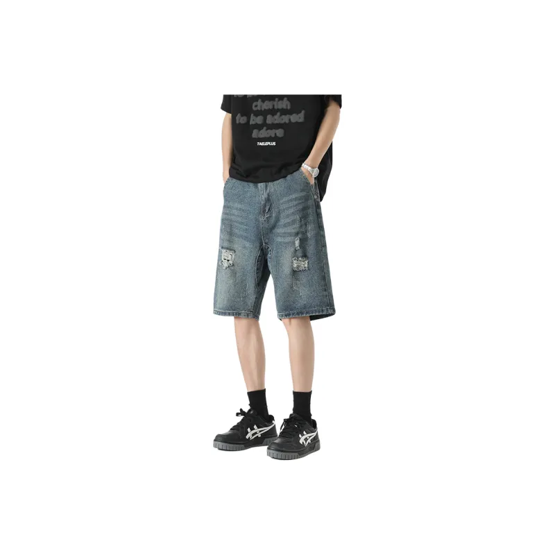 TUCANO Denim Shorts Unisex Blue-0