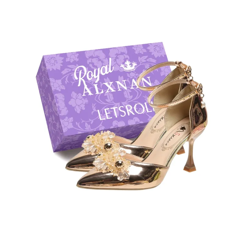 Alxnan High Heels Women's Silver/Champagne-2