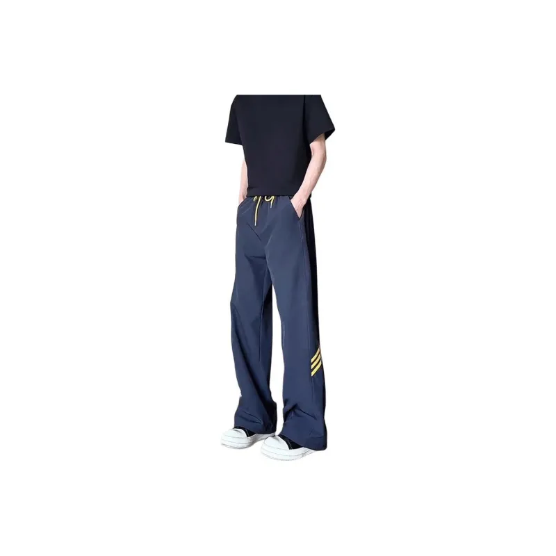 DARK HORSE Casual Pants Unisex Navy Blue-0