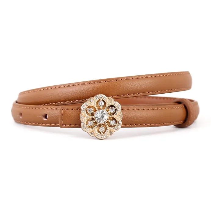 ROBINHOOD Cow Leather Belts Women's 1.5CM-3