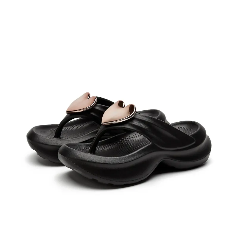 JOSINY Quiet, Odor Resistant, Quick Dry, Antibacterial Flip Flops Women's-3