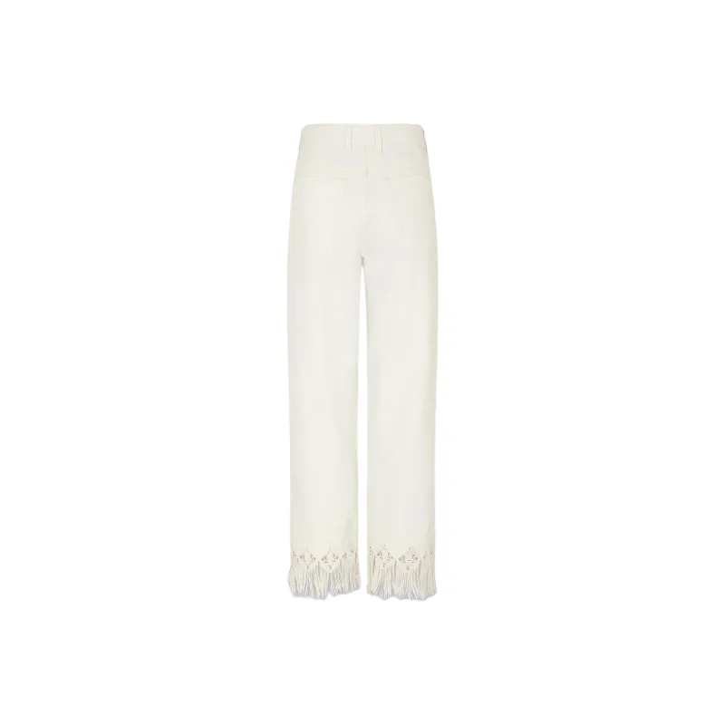 Paco Rabanne SS25 Jeans Women's White-1