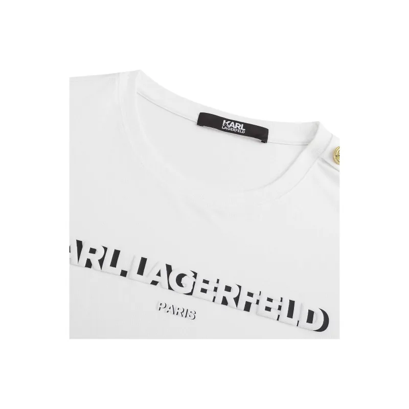 KARL LAGERFELD SS24 Regular T Shirt Women's White-2