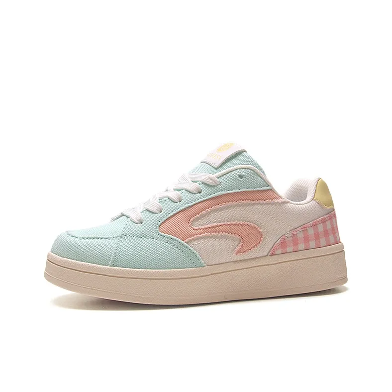 STUR YSN Low Top Skateboard Shoes Women's Moon Pink-0