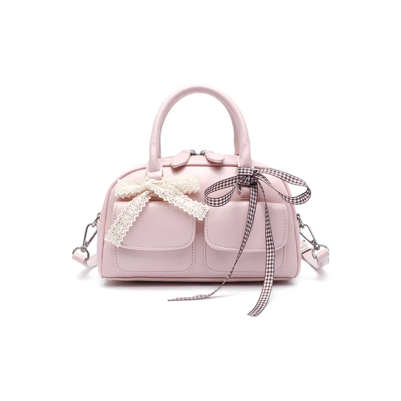 SHORT HAIR GIRL PU Handbag, Shoulder Bag, Crossbody Bag Women's Multicolor-5