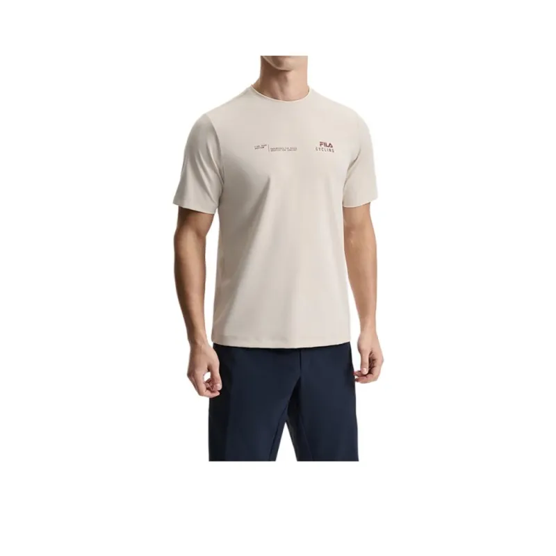 FILA CYCLING T Shirt Men's Light Khaki-5