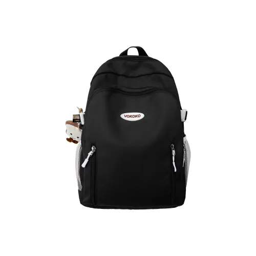 Meow In The Grass Nylon Backpack Women's Multicolor