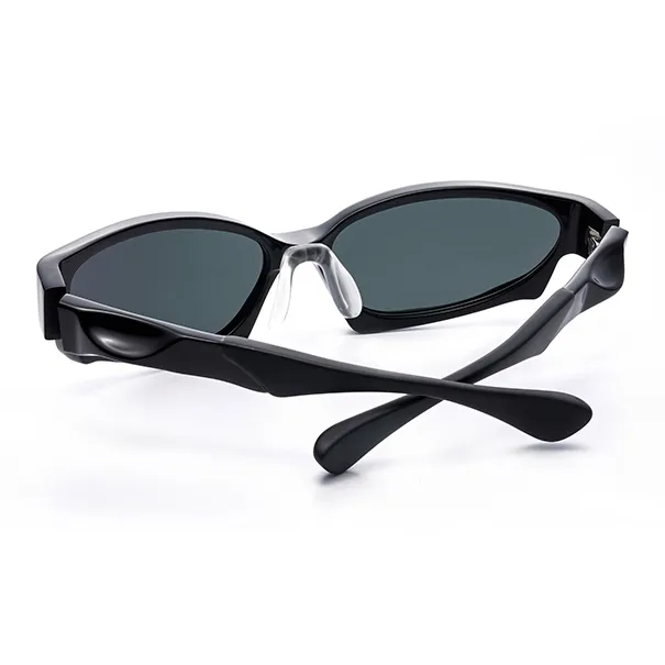 THE OWNER Plate Frame Irregular Shape Sunglasses Unisex-5
