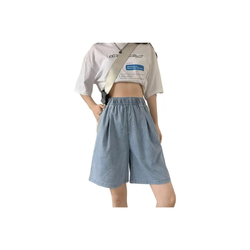Hao Zhilang Denim Shorts Women's-0