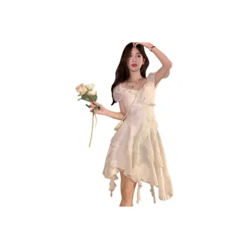 XIANSINIAO Short Sleeved Dress Women's