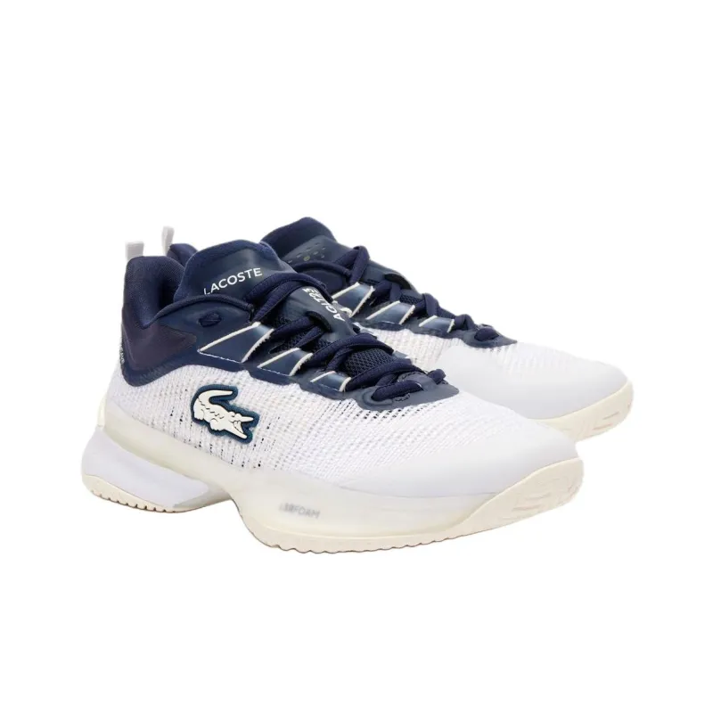 LACOSTE Anti Slip Wear Resistant Low Top Tennis Shoes Women's White-2