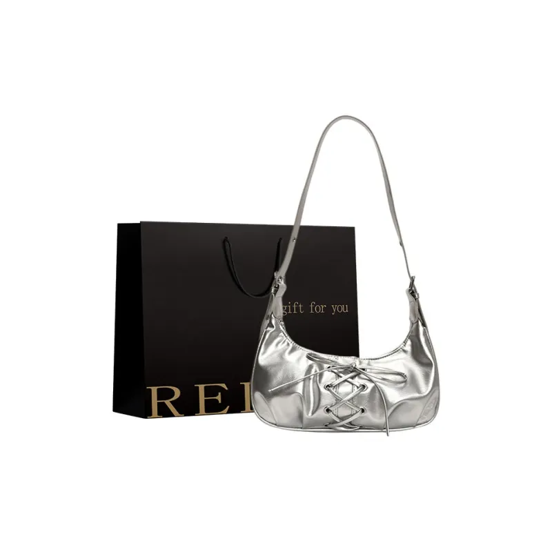 REDOO PU Shoulder Bag Women's White/Silver/Pink/Red/Black-2
