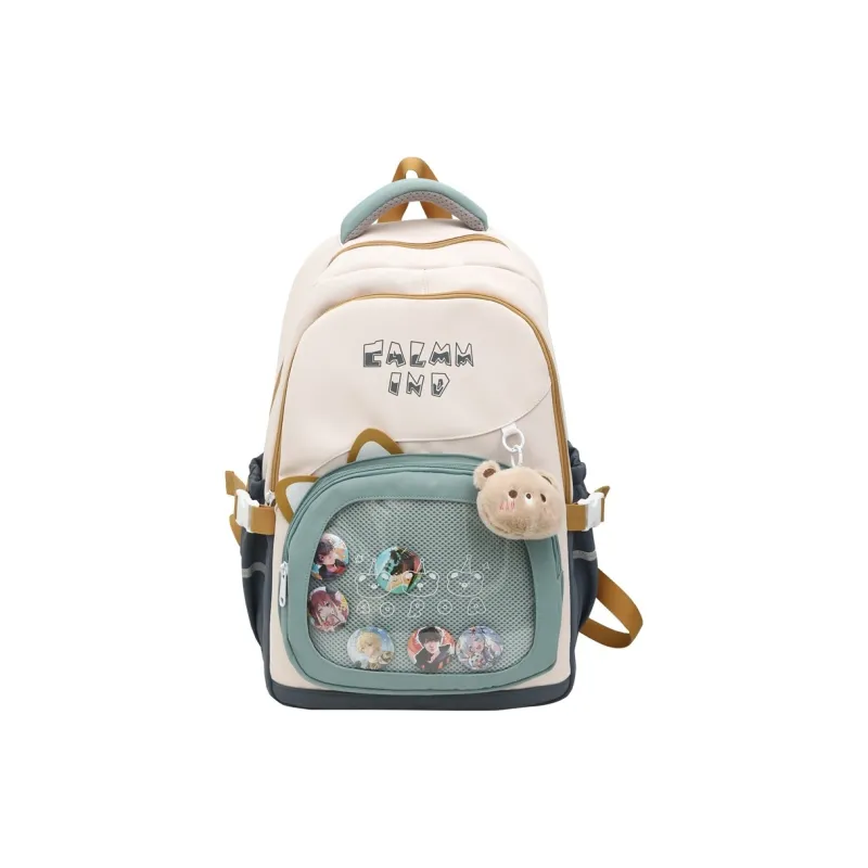 O'ROTA Nylon Backpack Unisex Multicolor-3